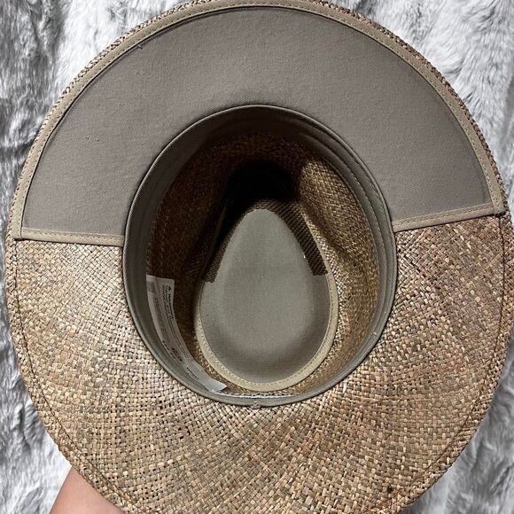 STETSON Women's Alder Straw Hat SIZE LARGE (missing hat band) - Picture 4 of 5